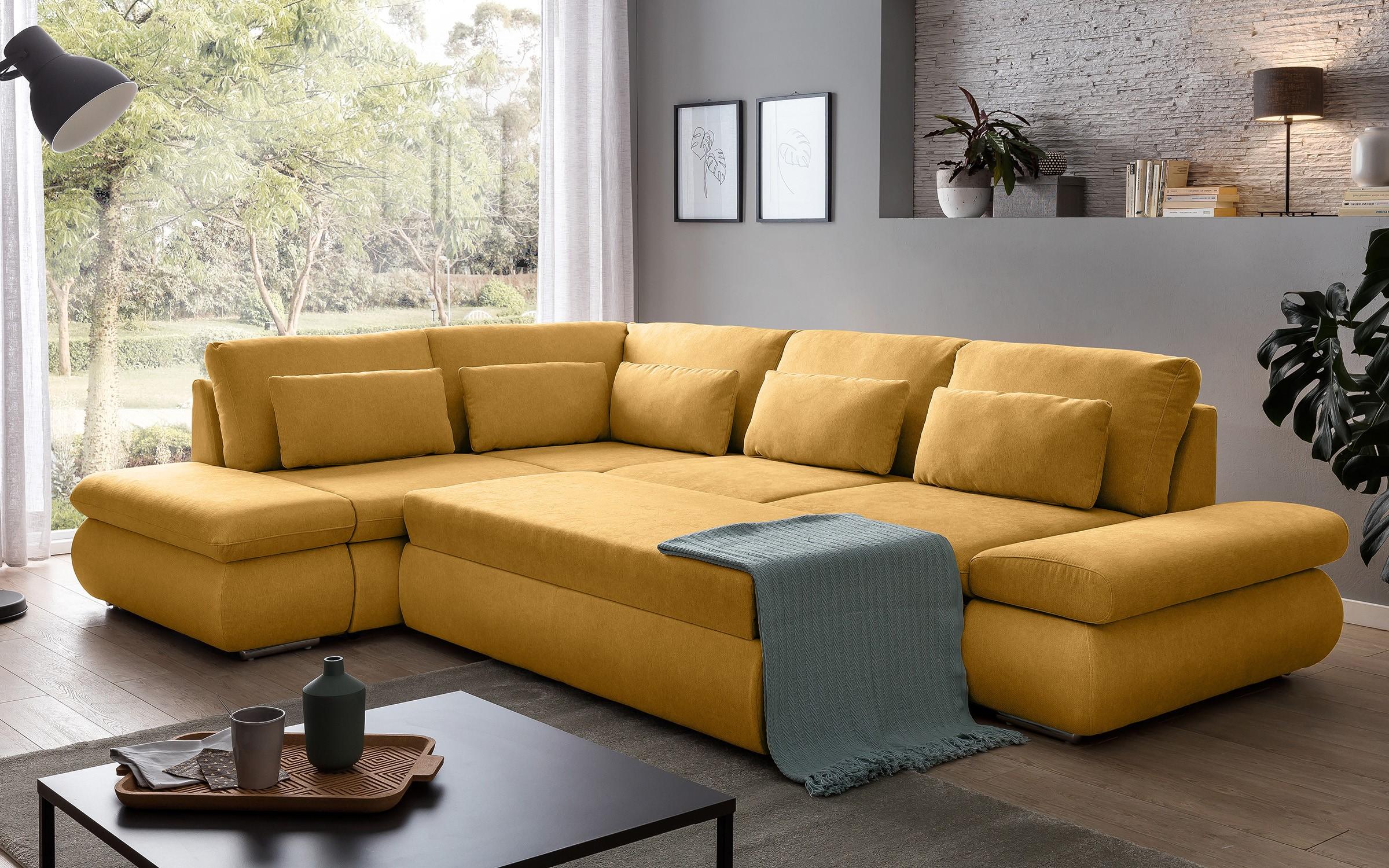 Coltar extensibil Delmar, mustar  4